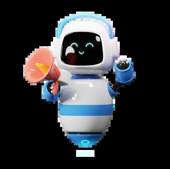 AI Robot with microphone