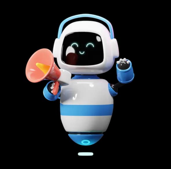 AI Robot with microphone