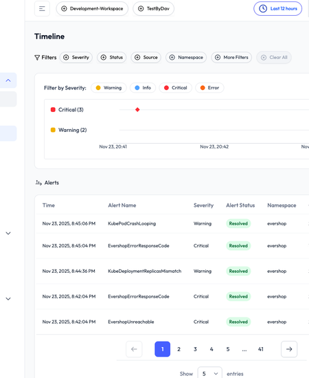 How OpsWorker.ai - AI SRE Agent Investigates Real Kubernetes Incidents — Demo 2